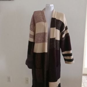 Long sweater jacket